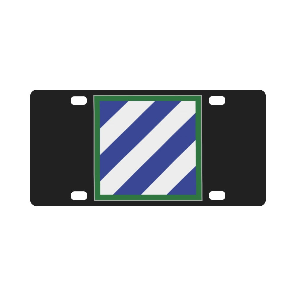 Army - 3rd Infantry Division wo Txt Classic License Plate