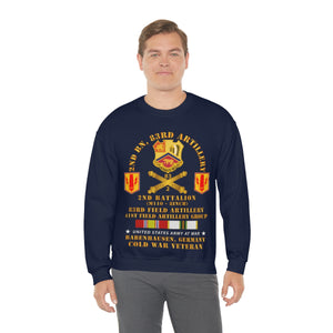 Unisex Heavy Blend Crewneck Sweatshirt - Army - 2nd Bn 83rd Artillery - 41st FA Gp - Babenhausen Germany w COLD SVC