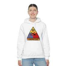 Load image into Gallery viewer, Unisex Heavy Blend™ Hooded Sweatshirt - Army - 20th Armored Division - Liberators wo Txt
