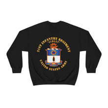 Load image into Gallery viewer, Unisex Heavy Blend Crewneck Sweatshirt - Army - 21st Infantry Regt - Gimlet
