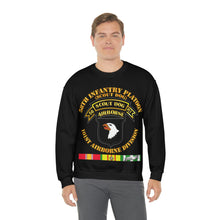 Load image into Gallery viewer, Unisex Heavy Blend Crewneck Sweatshirt - Army - 58th Infantry Platoon - Scout Dog - w VN SVC
