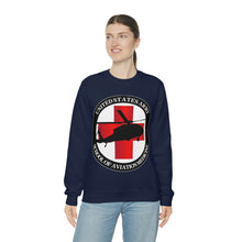 Load image into Gallery viewer, Unisex Heavy Blend Crewneck Sweatshirt - Army MEDEVAC Critical Care Flight Paramedics V1
