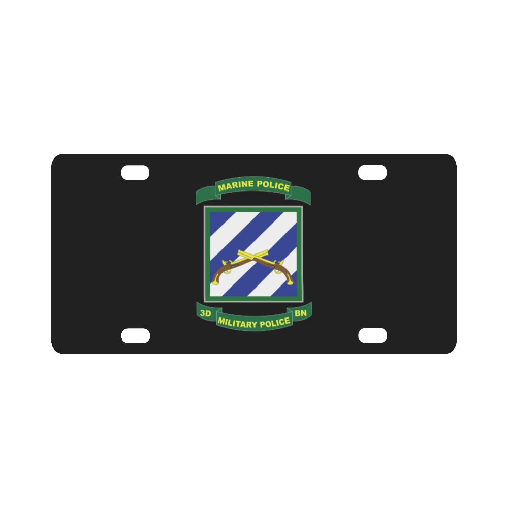 Army - 3rd Military Police Battalion (Provisional) Classic License Plate