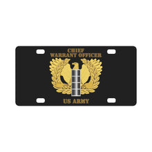 Load image into Gallery viewer, Army - Emblem - Warrant Officer - CW4 wo DS Classic License Plate
