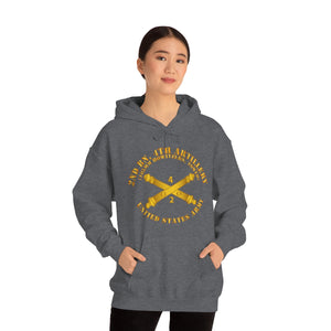 Unisex Heavy Blend™ Hooded Sweatshirt - Army - 2nd Bn 4th Field Artillery Regt - 105mm w Arty Br