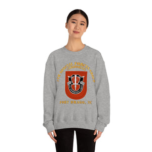 Unisex Heavy Blend Crewneck Sweatshirt -  Army - 7th Special Forces Group W Flash - Fbnc