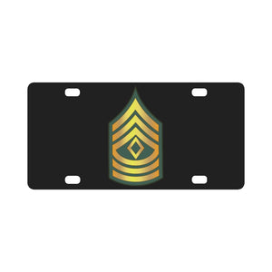 Army - First Sergeant - 1SG wo Txt Classic License Plate