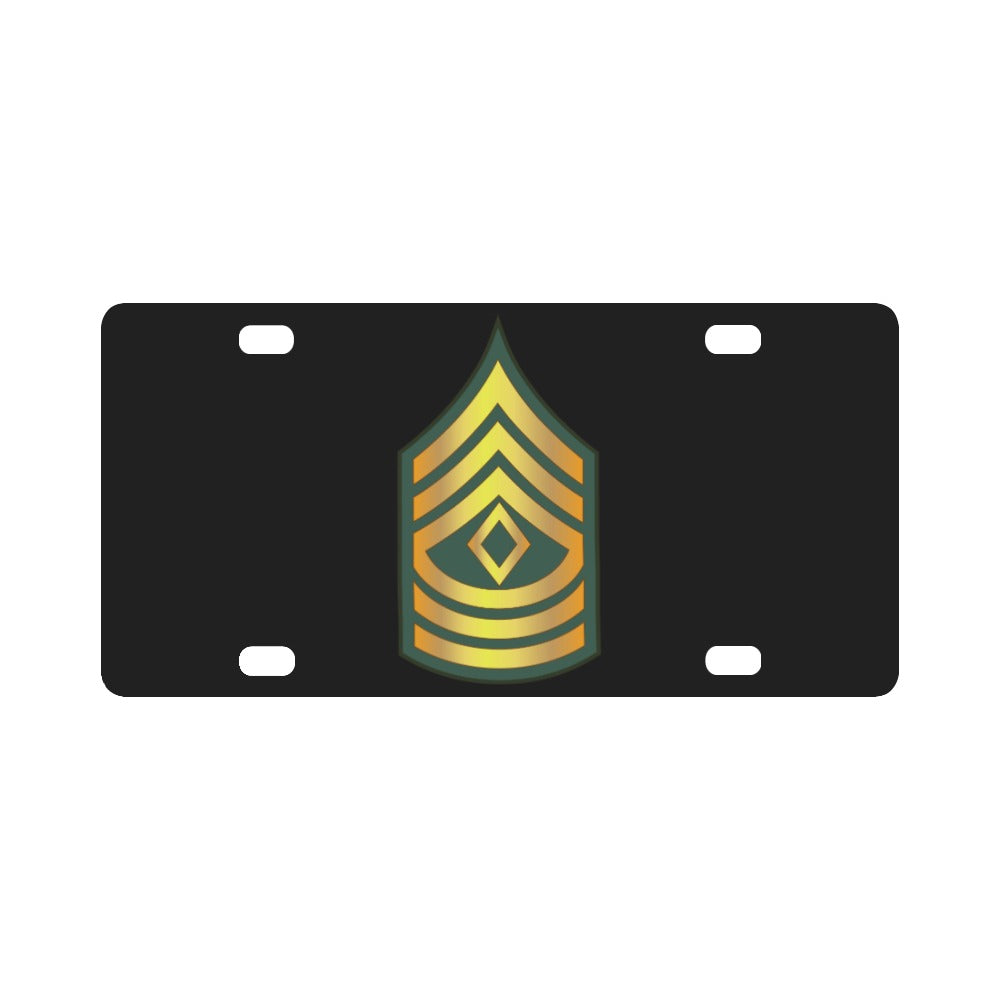 Army - First Sergeant - 1SG wo Txt Classic License Plate