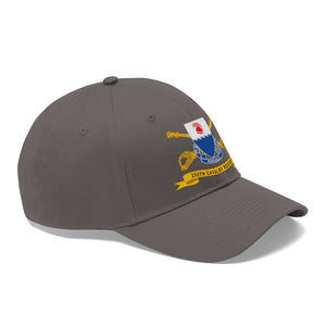 Twill Hat - Army - 299th Cavalry Regiment w Br - Ribbon- Hat - Direct to Garment (DTG) - Printed