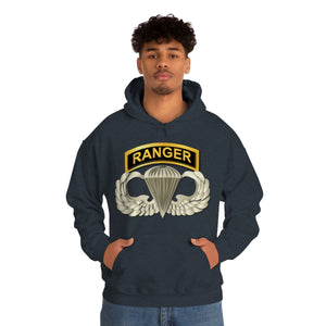 Unisex Heavy Blend Hooded Sweatshirt - SOF - Airborne Badge - Ranger Tab