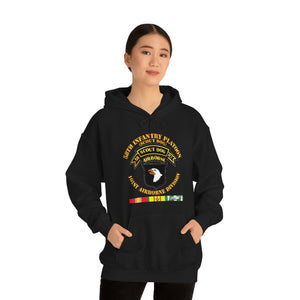 Unisex Heavy Blend Hooded Sweatshirt - Army - 58th Infantry Platoon - Scout Dog - w VN SVC