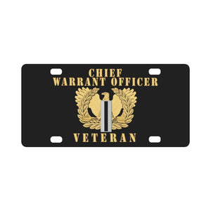 Army - Chief Warrant Officer 5 - CW5 - Veteran Classic License Plate