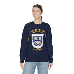 Unisex Heavy Blend Crewneck Sweatshirt - Army - Flash - 3rd Bn 325th Infantry Regiment - Abn - Setaf Wo Ds