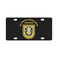 Load image into Gallery viewer, SOF - 1st SFG Flash w Txt V1 Classic License Plate
