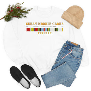 Unisex Heavy Blend Crewneck Sweatshirt - Navy - Cuban Missile Crisis w AFEM COLD SVC