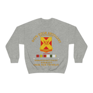 Unisex Heavy Blend Crewneck Sweatshirt - 84th Field Artillery Det - Grossengstingien - GE w COLD SVC