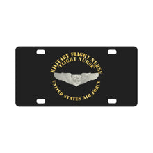 Load image into Gallery viewer, USAF - Military Flight Nurse - Flight Nurse - Basic Classic License Plate
