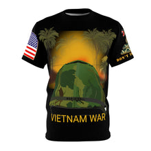 Load image into Gallery viewer, Unisex AOP - Vietnam War Helmet - War is Hell! Don&#39;t Tread on Me
