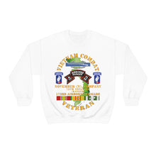 Load image into Gallery viewer, Unisex Heavy Blend Crewneck Sweatshirt - Army - Vietnam Combat Vet - N Co 75th Infantry (Ranger) - 173rd Airborne Bde SSI
