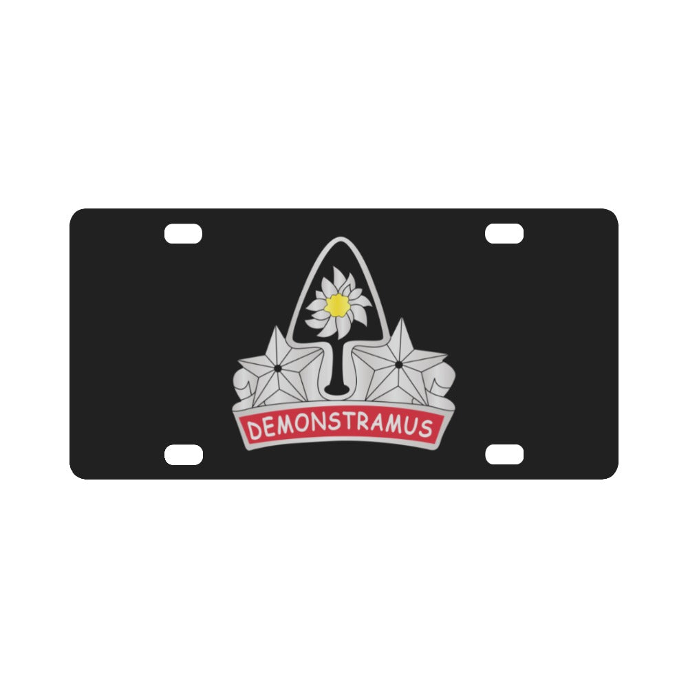 Army - 31st Engineer Bn DUI wo Txt X 300 Classic License Plate