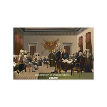 Load image into Gallery viewer, Horizontal Matte Poster - Declaration of Independence - Debate with Title
