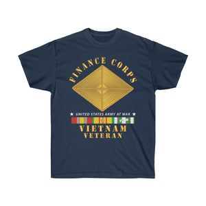 Unisex Ultra Cotton Tee -  Army - Finance Corps - Vietnam Vet w VN SVC X300