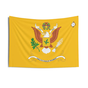 Indoor Wall Tapestries -  3rd Battalion, 12th Cavalry Regiment  - Always Ready - Regimental Colors Tapestry