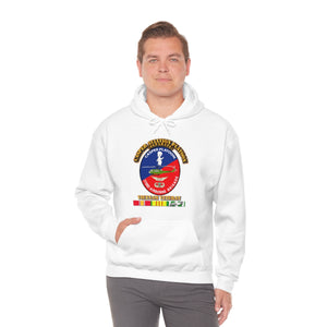 Unisex Heavy Blend™ Hooded Sweatshirt - Army - Casper Aviation Platoon - Vietnam Veteran - w Txt