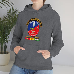 Unisex Heavy Blend™ Hooded Sweatshirt - Army - Casper Aviation Platoon - Vietnam Veteran - w Txt