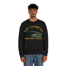 Load image into Gallery viewer, Unisex Heavy Blend Crewneck Sweatshirt - Army - M107 - 175mm Gun - Artillery Veteran
