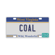 Load image into Gallery viewer, Govt - License - WV - COAL Classic License Plate
