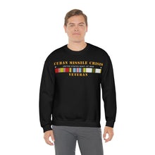 Load image into Gallery viewer, Unisex Heavy Blend Crewneck Sweatshirt - Navy - Cuban Missile Crisis w AFEM COLD SVC
