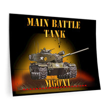 Load image into Gallery viewer, Wall Decals - Main Battle Tank - M60A1 w Fire- Right Face
