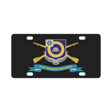 Load image into Gallery viewer, Army - 41st Infantry Regiment w Br - Ribbon X 300 Classic License Plate
