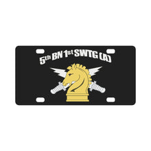 Load image into Gallery viewer, SOF - 1ST BN 5TH SWTG wo Cadre Classic License Plate
