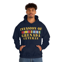 Load image into Gallery viewer, Unisex Heavy Blend™ Hooded Sweatshirt - Army - Grenada Invasion Veteran w EXP SVC
