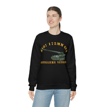 Load image into Gallery viewer, Unisex Heavy Blend Crewneck Sweatshirt - Army - M107 - 175mm Gun - Artillery Veteran
