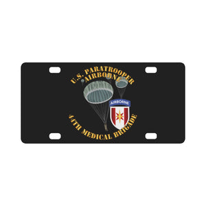 Army - US Paratrooper - 44th Medical Bde Classic License Plate