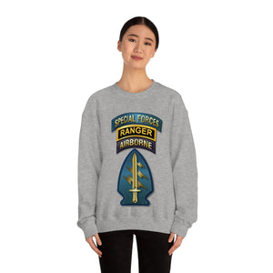 Unisex Heavy Blend Crewneck Sweatshirt - Sof - Special Forces - Ranger - Ssi V1