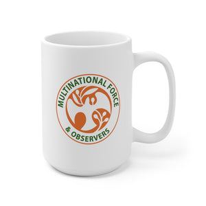 Ceramic Mug 15oz - Multinational Force and Observers (MFO) Insignia X 300