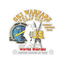 Load image into Gallery viewer, Kiss-Cut Stickers - SOF - USAF Combat Control Team - Ski Warfare - Ski Combat - Winter Warfare X 300
