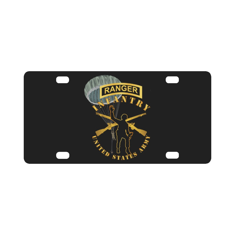 Army - Infantry - Follow Me - Ranger Tab - Paratrooper X 300 Classic License Plate