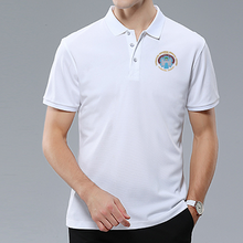 Load image into Gallery viewer, Custom Shirts Men&#39;s White Classic Polo Shirt Offset Heat Transfer Print - Army - Landstuhl Regional Medical Center - Landstuhl Germany
