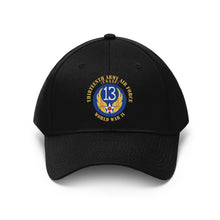 Load image into Gallery viewer, Unisex Twill Hat - AAC - SSI - 13th Air Force - WWII - USAAF x 300 - Direct to Garment (DTG) Printing
