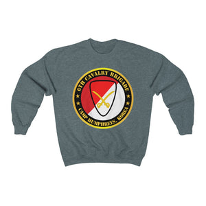 Unisex Heavy Blend Crewneck Sweatshirt - Army - 6th Cavalry Brigade Camp Humphreys Korea