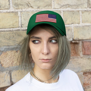 Unisex Twill Hat - United States Flag Hat - Direct to Garment (DTG) - Printed