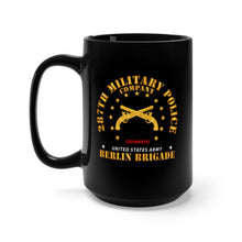 Load image into Gallery viewer, Black Mug 15oz - Army - 287th Military Police Company - Berlin Bde wo DS

