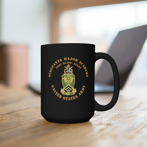 Black Mug 15oz - Sergeants Major Academy - DUI