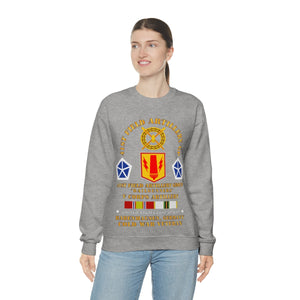 Unisex Heavy Blend Crewneck Sweatshirt - Army - 41st FA Group - Babenhausen, Germany w COLD SVC