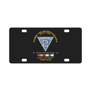 Navy - Patrol and Reconnaissance Wing Two w COLD SVC Classic License Plate